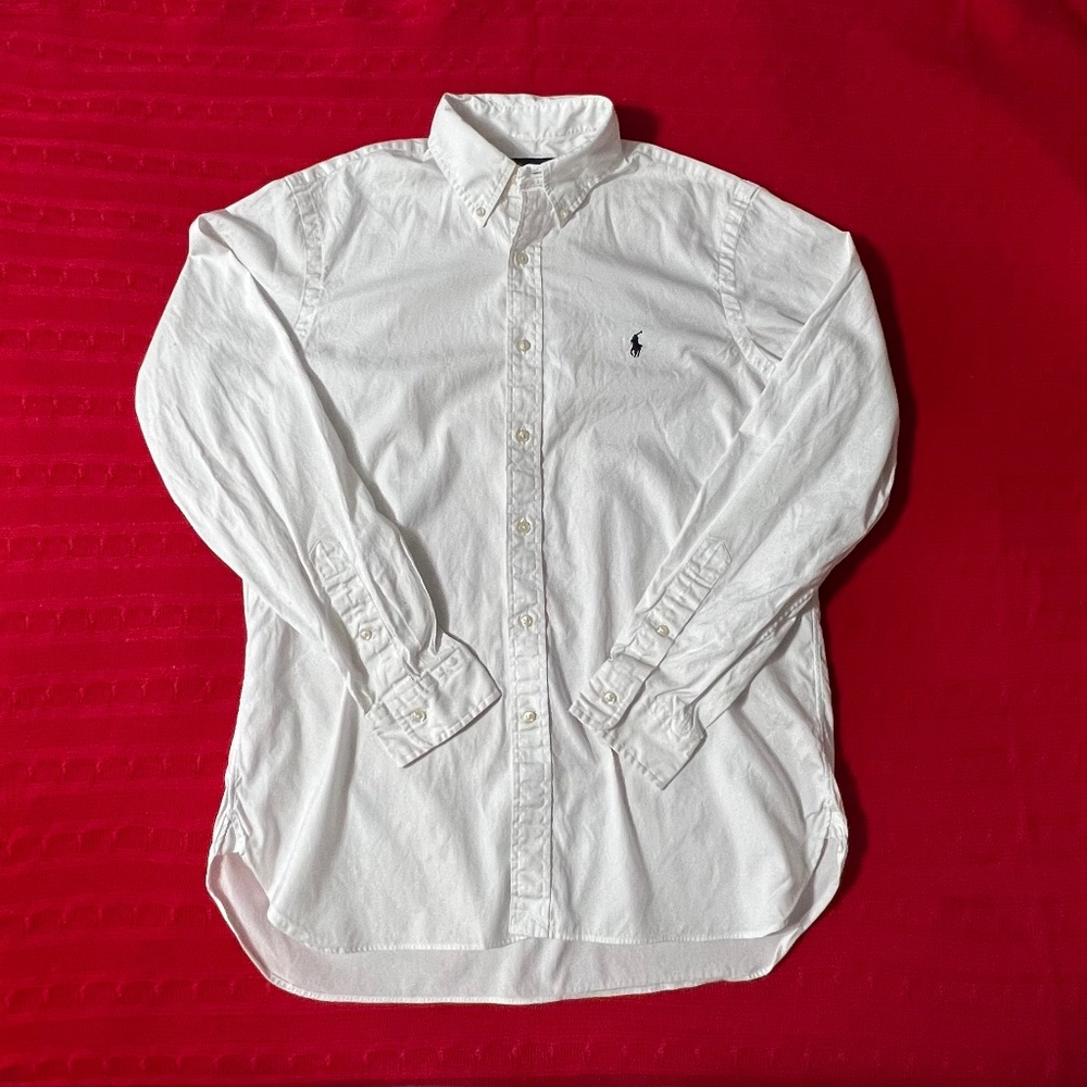 Ralph Lauren Men's White Dress Shirt -- N 16